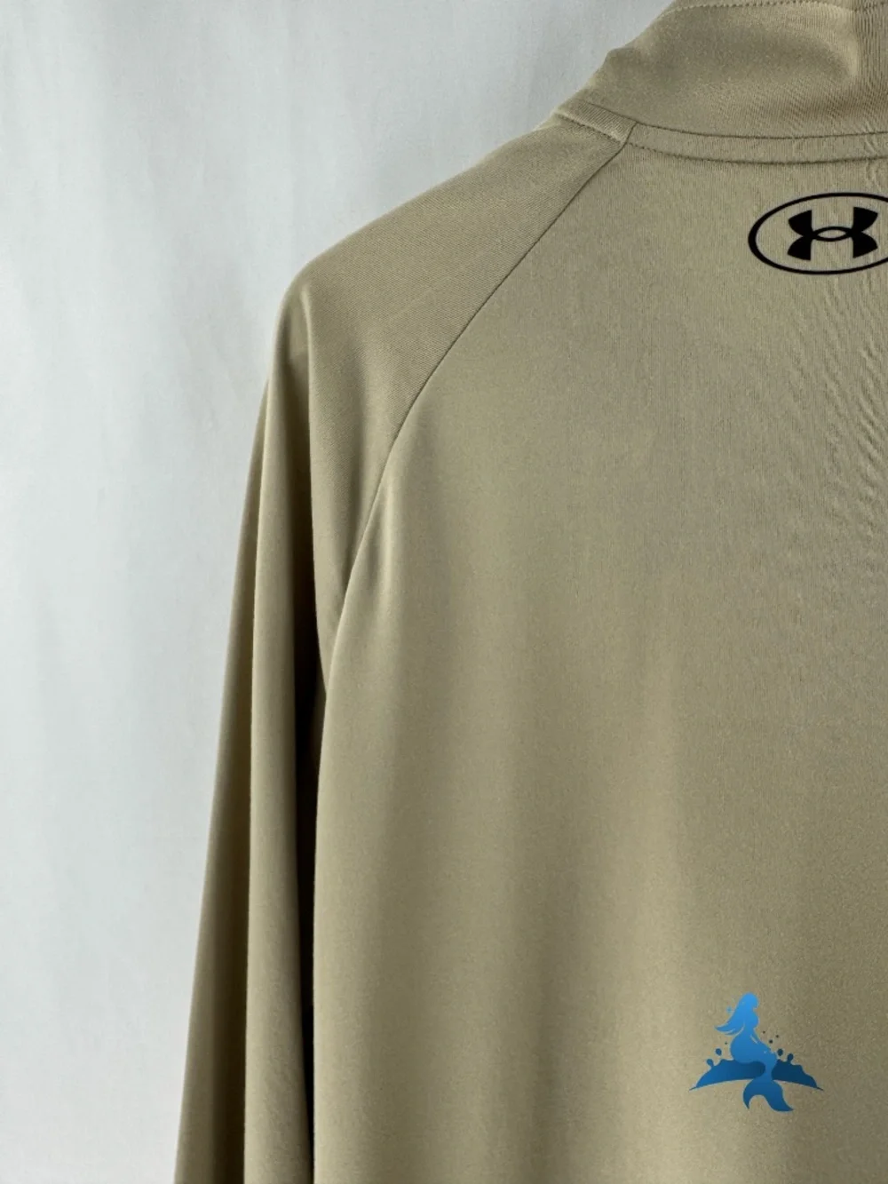 1294 NWT Under Armour UA Tech 2.0 1/2 Zip Pullover - Large - Khaki Tan